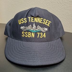 RARE MISPRINT USS‎ Tennessee SSBN-734 Navy Hat